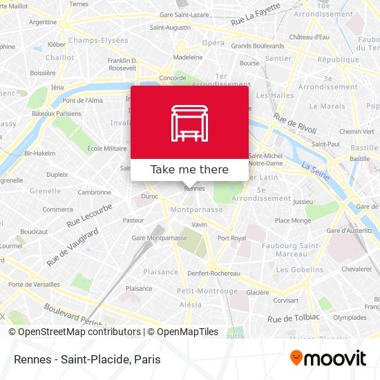 Rennes - Saint-Placide map