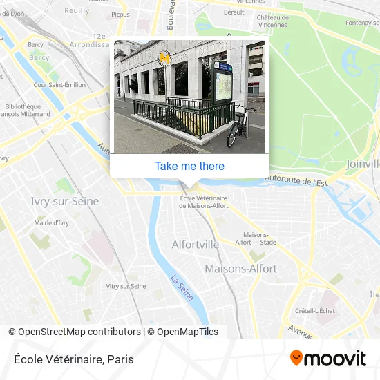 École Vétérinaire map