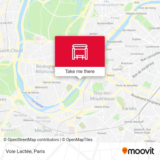 Voie Lactée map
