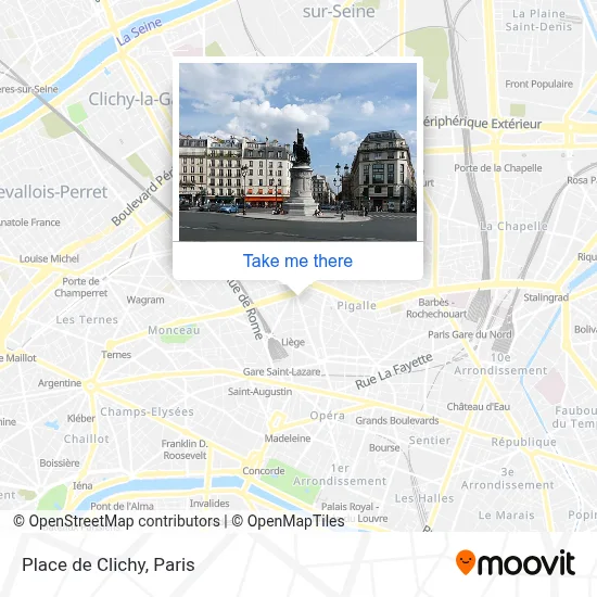 Place de Clichy map