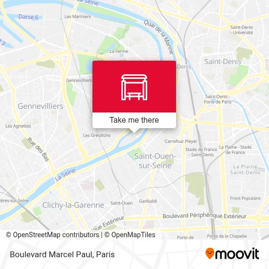 Boulevard Marcel Paul map