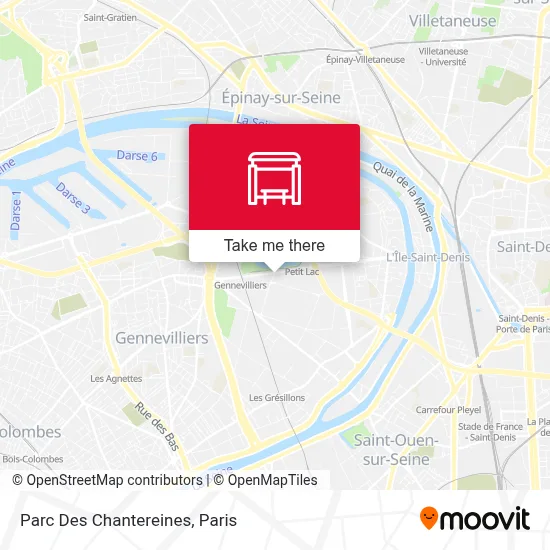 Parc Des Chantereines map