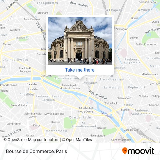 Bourse de Commerce map