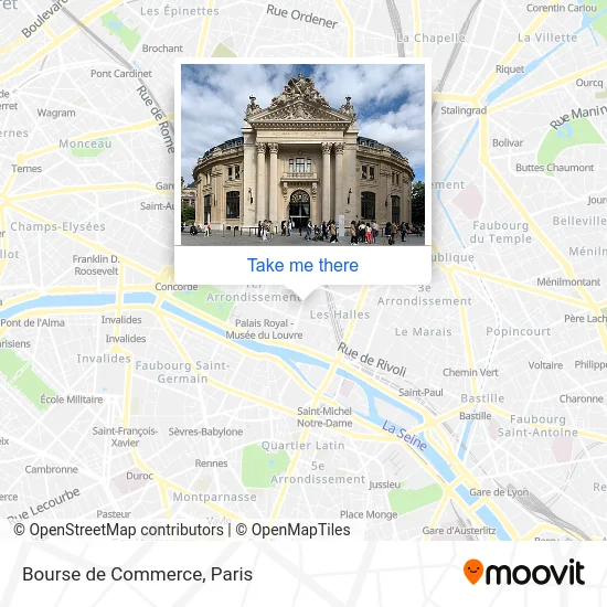 Bourse de Commerce map