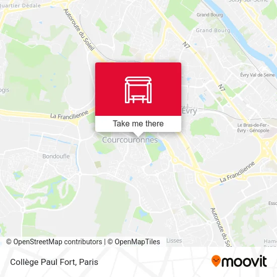 Collège Paul Fort map