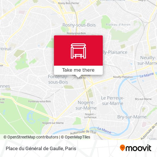 Place du Général de Gaulle map