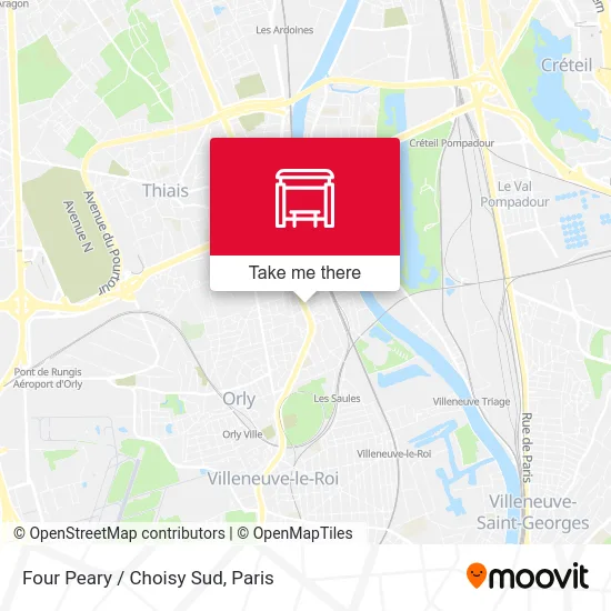 Four Peary / Choisy Sud map