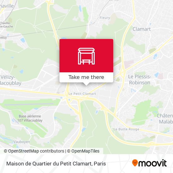 Mapa Maison de Quartier du Petit Clamart