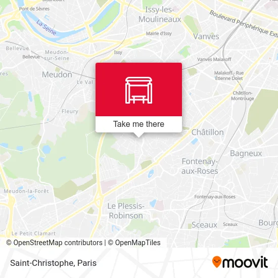 Saint-Christophe map