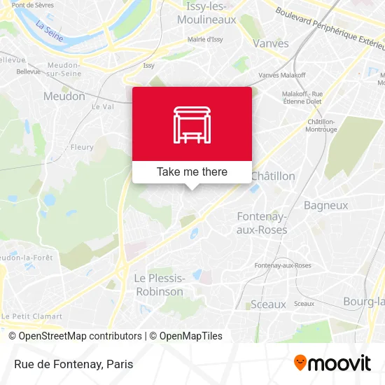 Rue de Fontenay map