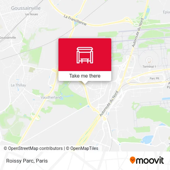 Roissy Parc map
