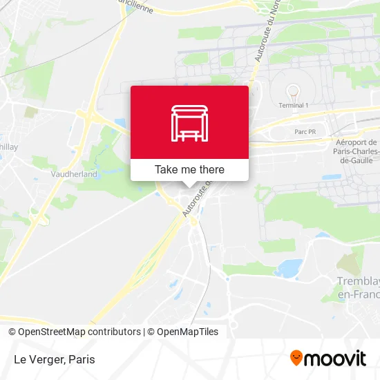 Le Verger map