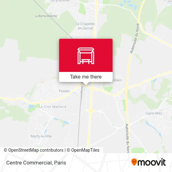 Centre Commercial map