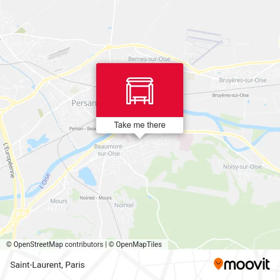 Saint-Laurent map