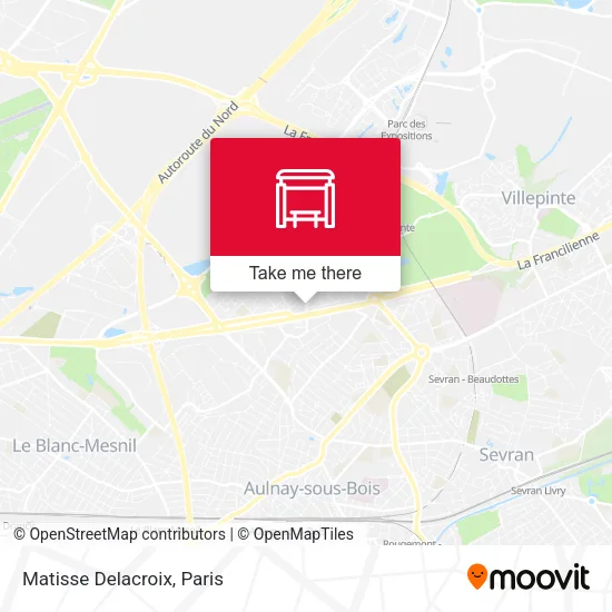 Matisse Delacroix map