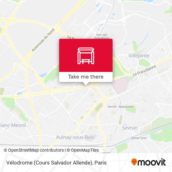 Vélodrome (Cours Salvador Allende) map