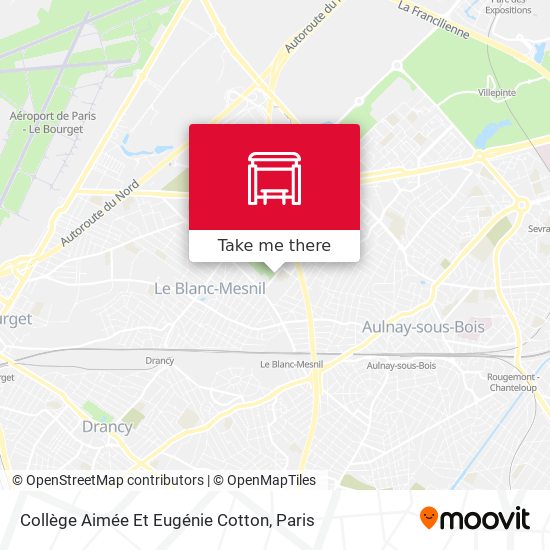 Collège Aimée Et Eugénie Cotton map