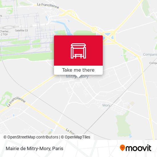 Mapa Mairie de Mitry-Mory