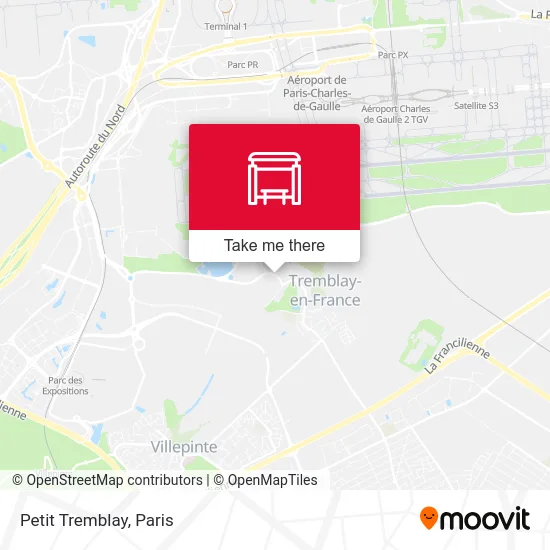 Petit Tremblay map
