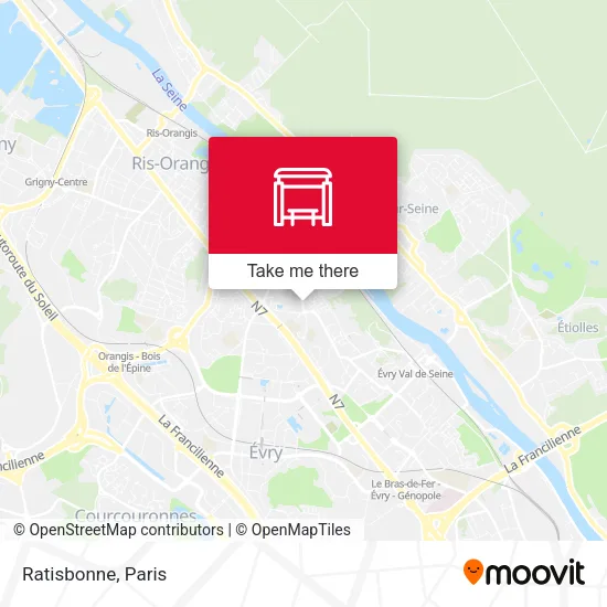 Ratisbonne map