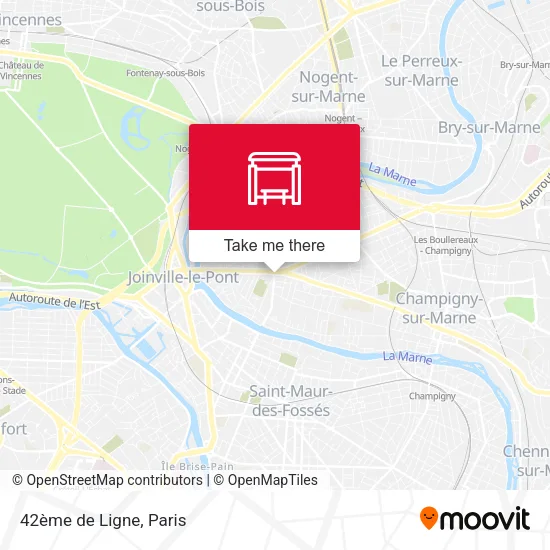 42ème de Ligne map