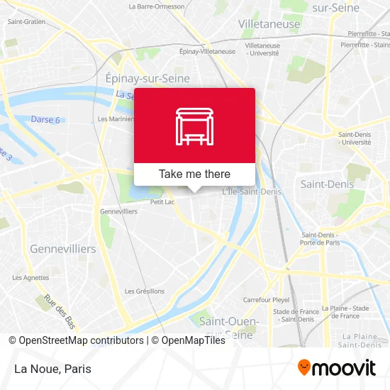 La Noue map