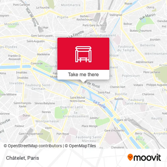 Châtelet map