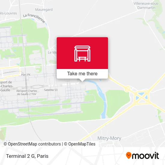 Terminal 2 G map