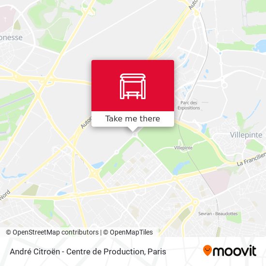 André Citroën - Centre de Production map