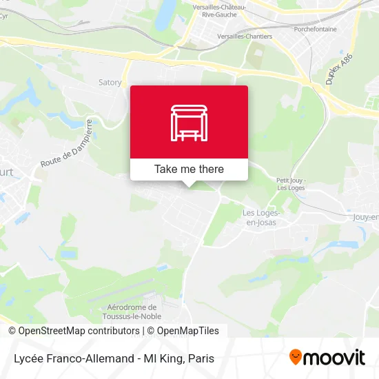 Lycée Franco-Allemand - Ml King map
