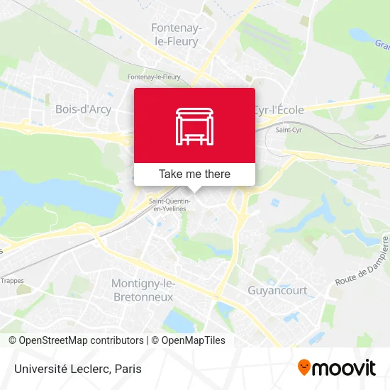 Université Leclerc map