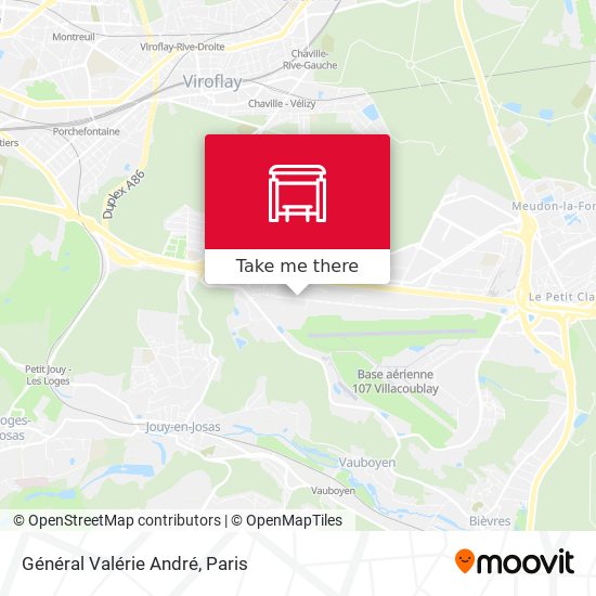 Général Valérie André map