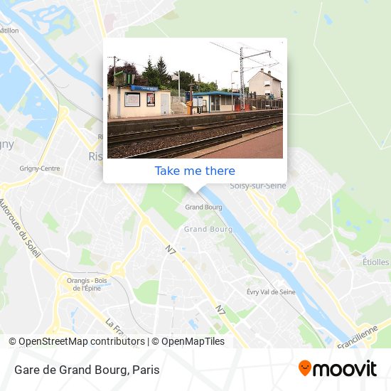 Gare de Grand Bourg map