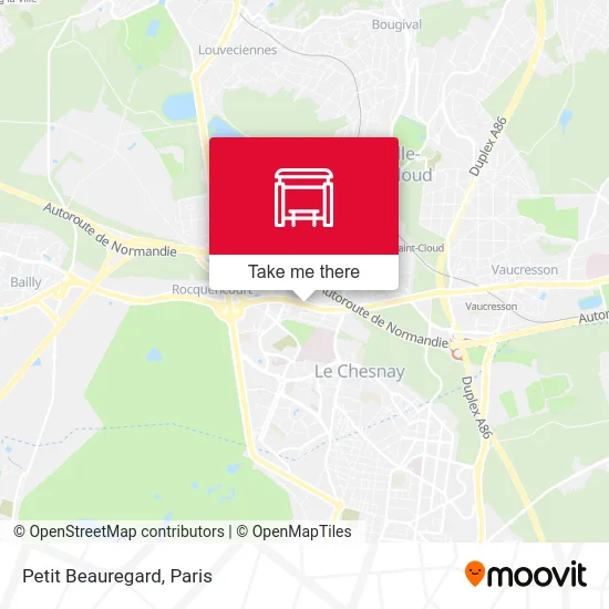 Petit Beauregard map