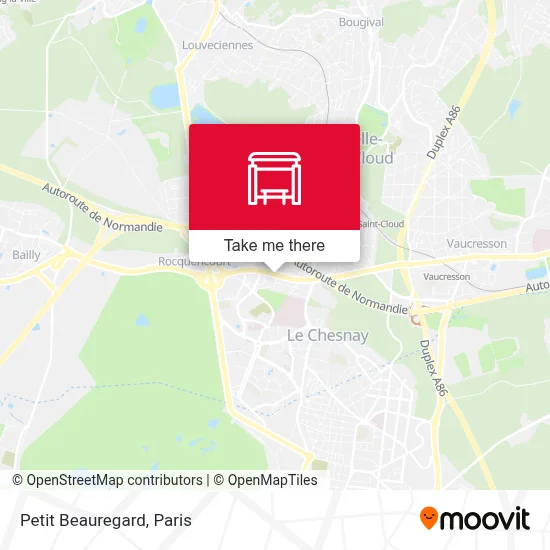 Petit Beauregard map