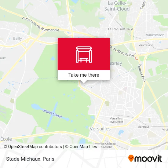 Stade Michaux map