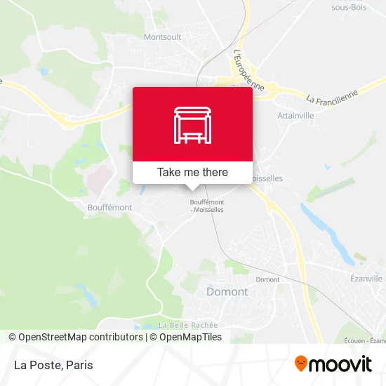 La Poste map