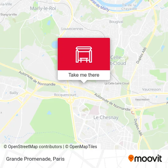 Grande Promenade map