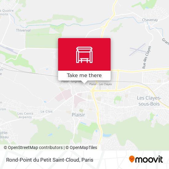 Mapa Rond-Point du Petit Saint-Cloud