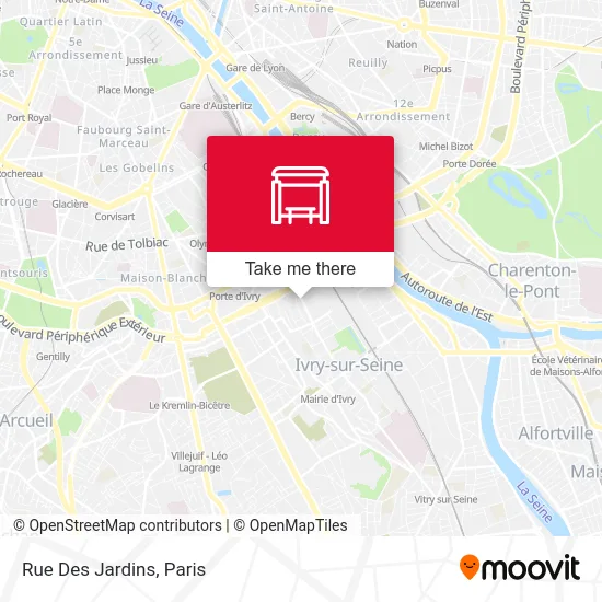 Rue Des Jardins map