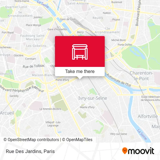 Rue Des Jardins map