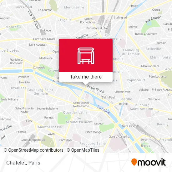 Châtelet map