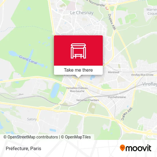 Préfecture map