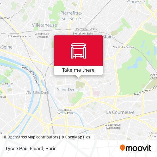 Lycée Paul Éluard map