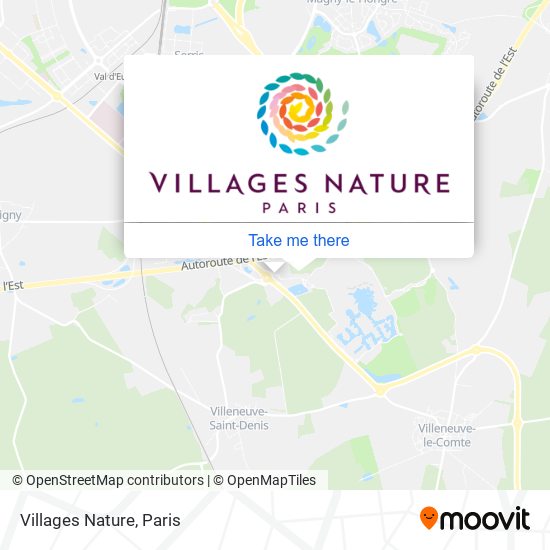 Villages Nature map