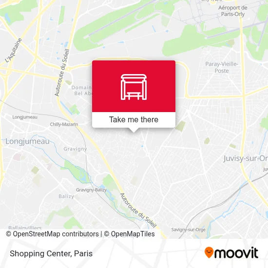 Centre Commercial map
