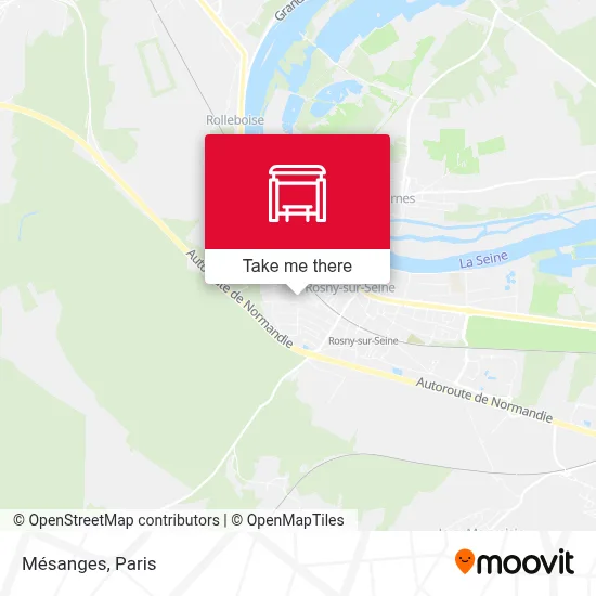 Mésanges map