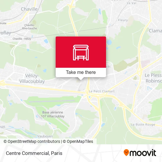 Centre Commercial map