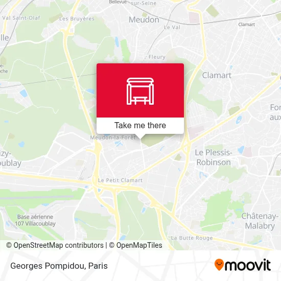 Georges Pompidou map