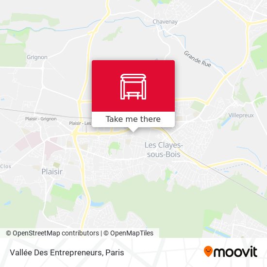 Mapa Vallée Des Entrepreneurs